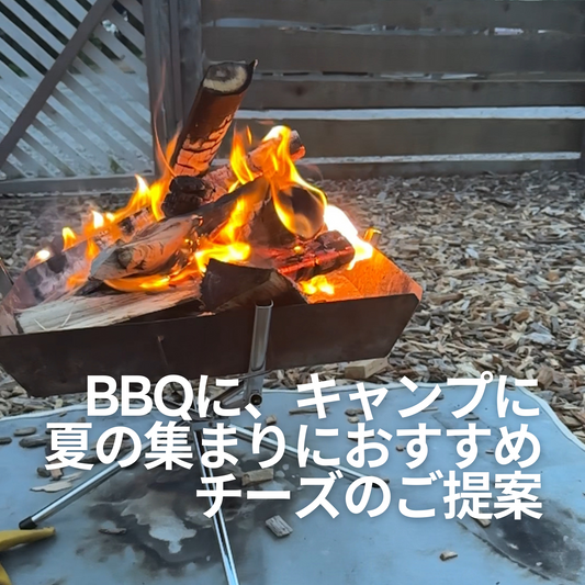 【夏だ！海だ！キャンプだ！BBQだ！】夏の集まりに最適なチーズをおすすめします。