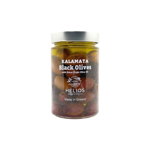 HELIOS（ヘリオス）｜ギリシャカラマタ産　ブラックオリーブオイル漬け
